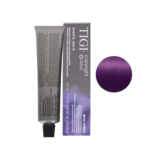 Tigi Gloss 55/22 Intense Violet Light Brown 60 ml.